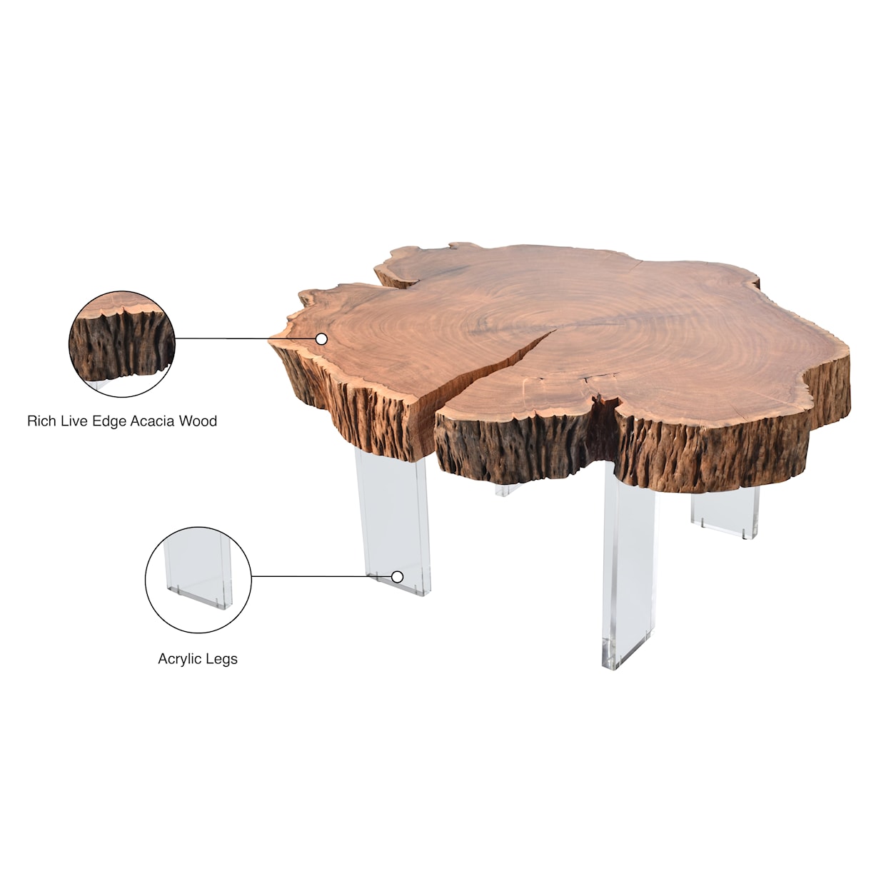 Meridian Furniture Woodland Coffee Table