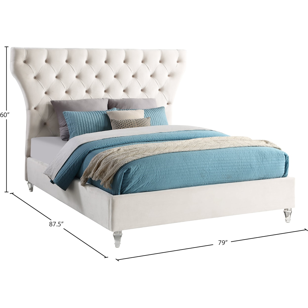 Meridian Furniture Kira Queen Bed