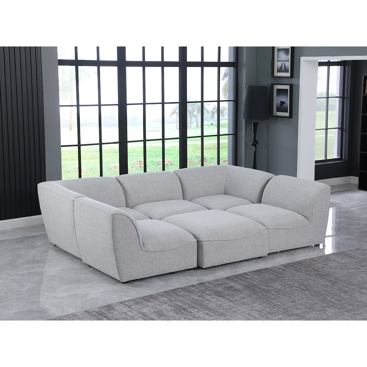 Meridian Furniture Miramar Modular Sectional