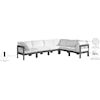 Meridian Furniture Nizuc Modular Sectional