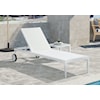 Meridian Furniture Nizuc Aluminum Mesh Chaise Lounge Chair