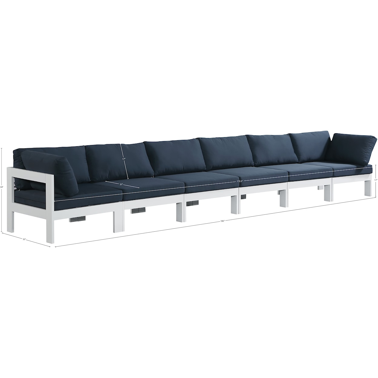 Meridian Furniture Nizuc Modular Sofa