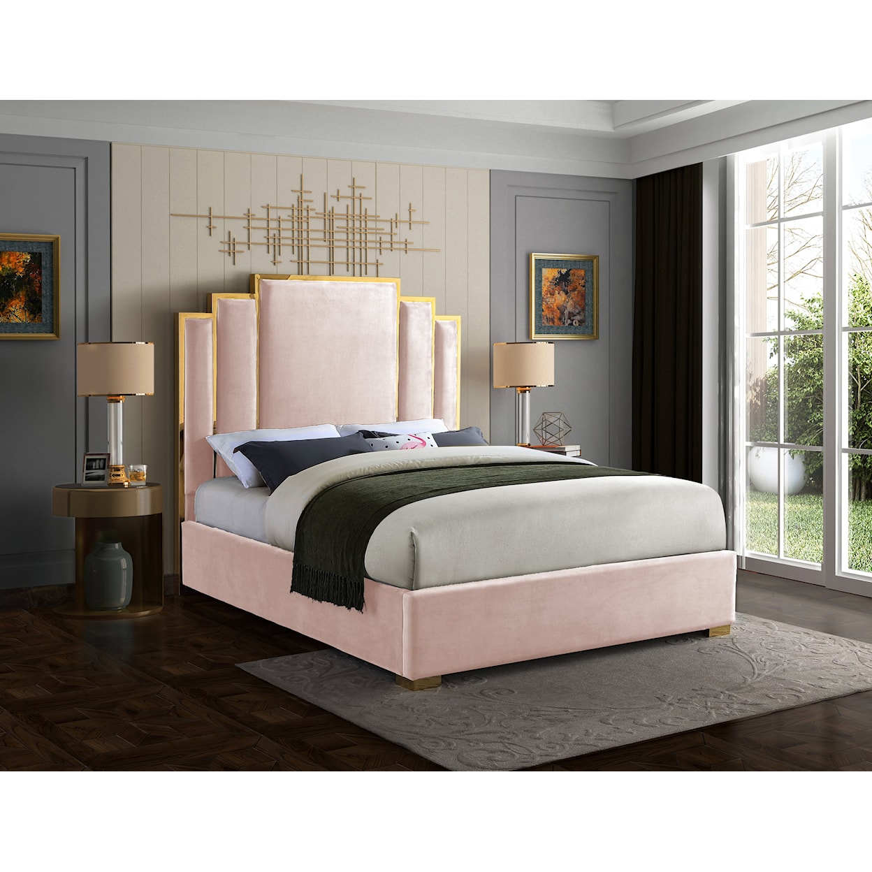 Meridian Furniture Hugo King Bed