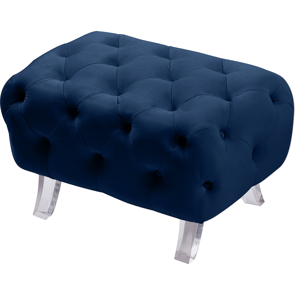 Meridian Furniture Crescent Ottoman