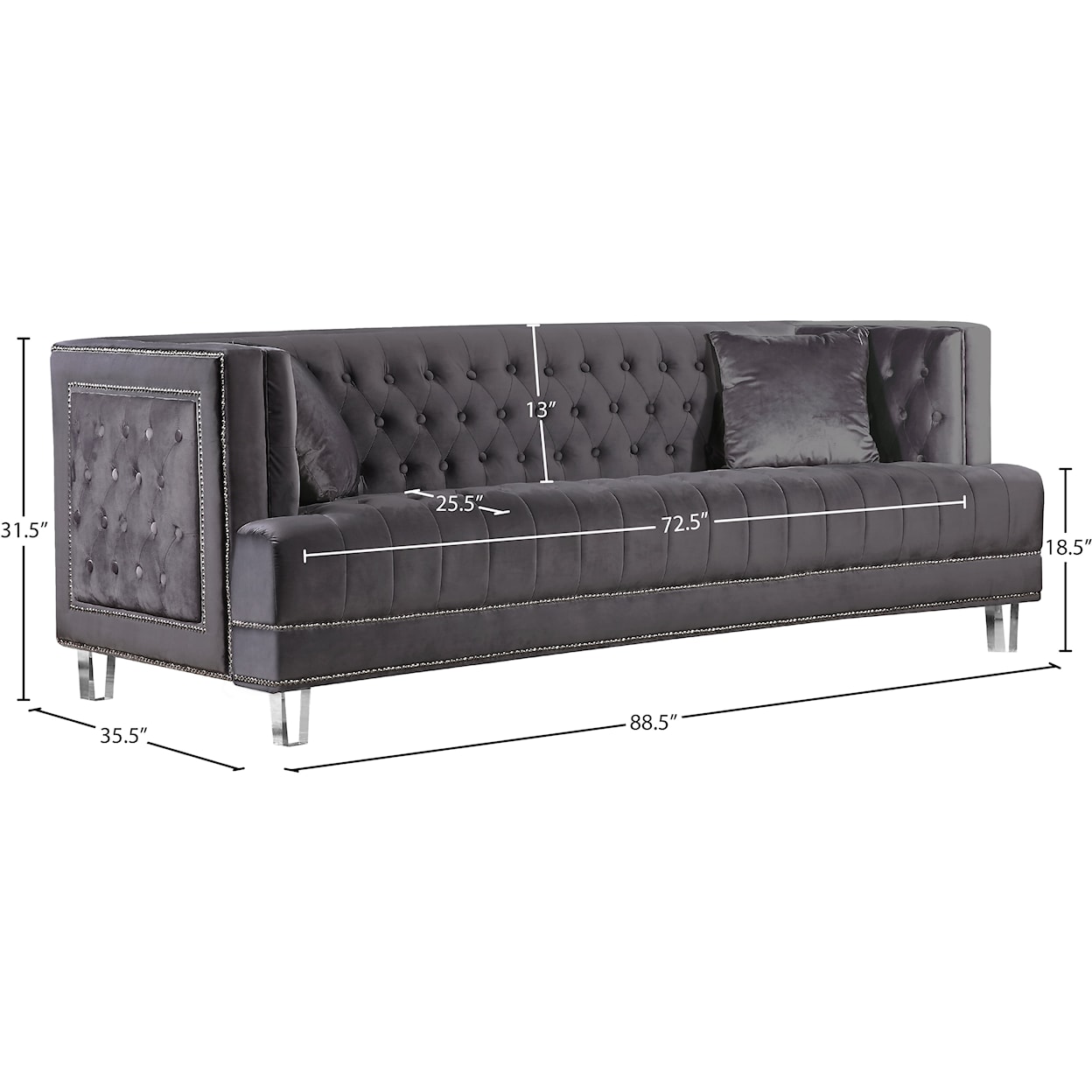 Meridian Furniture Lucas Sofa