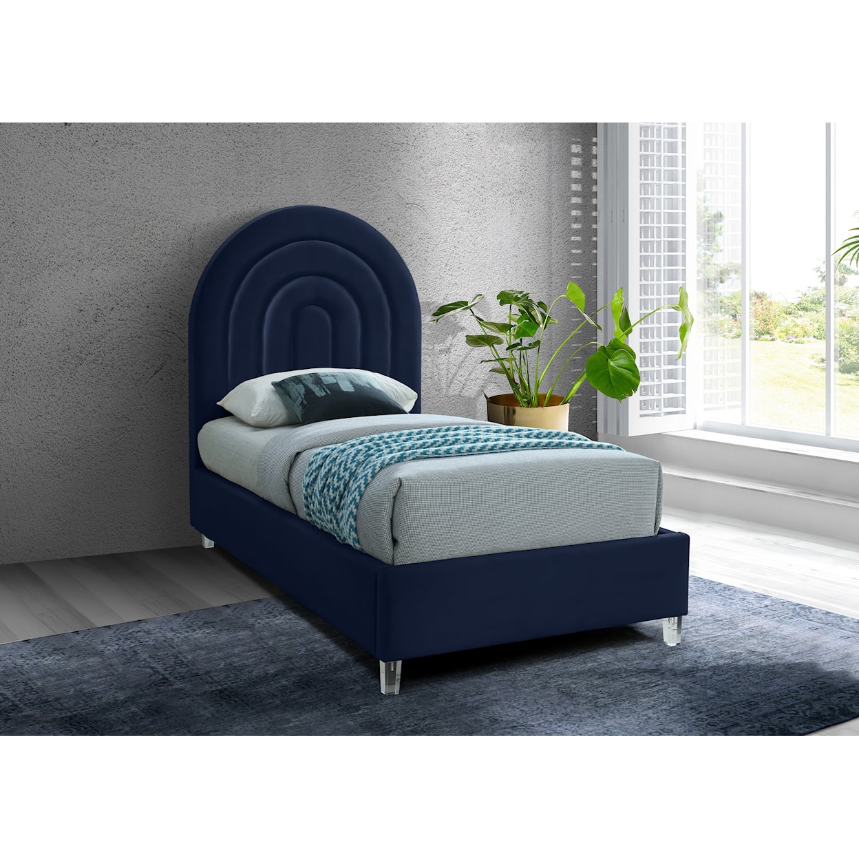 Meridian Furniture Rainbow Twin Bed