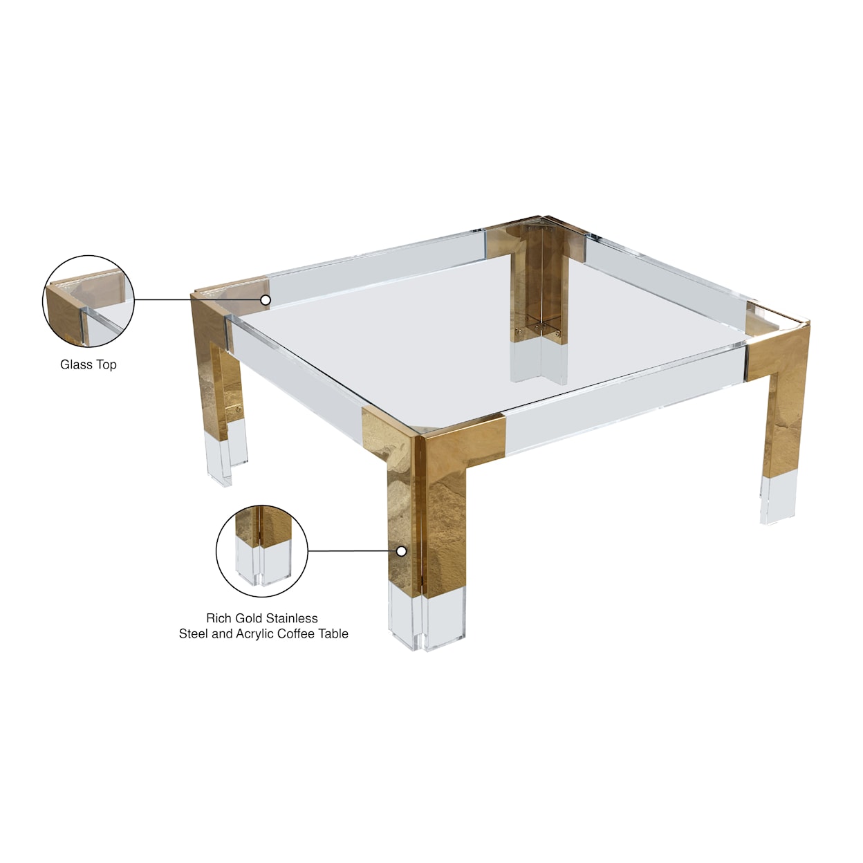 Meridian Furniture Casper Coffee Table
