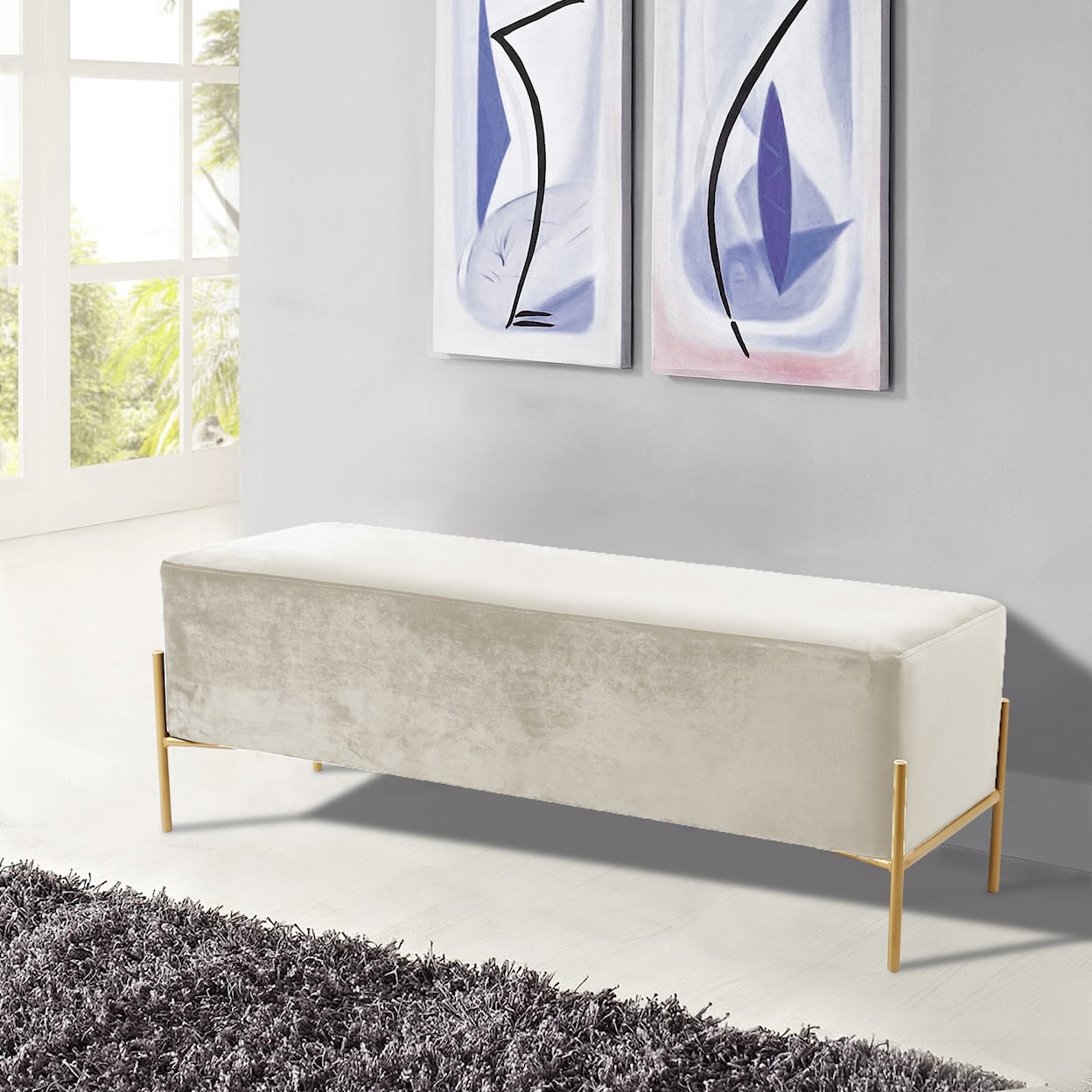 Meridian Furniture Isla Bench