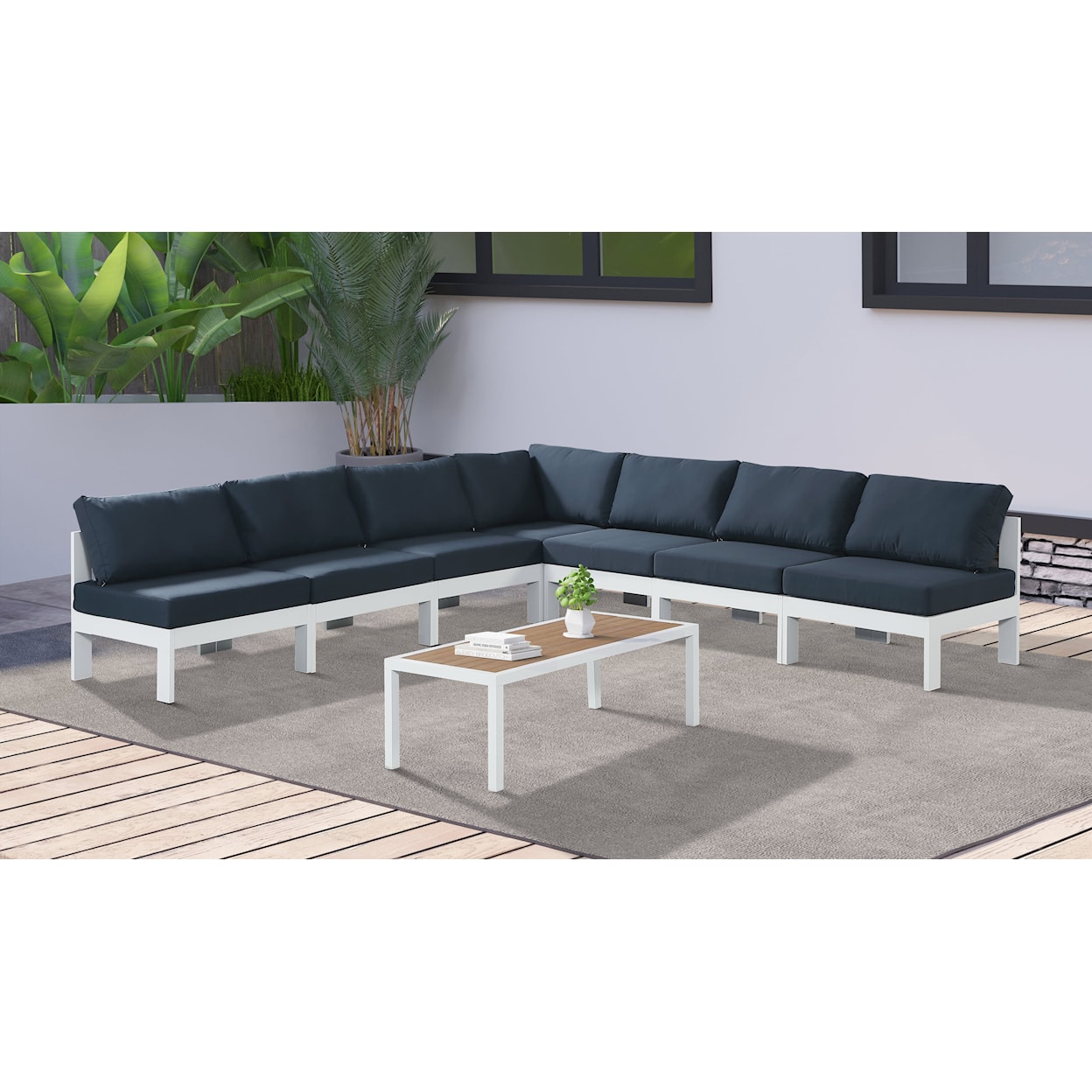 Meridian Furniture Nizuc Modular Sectional