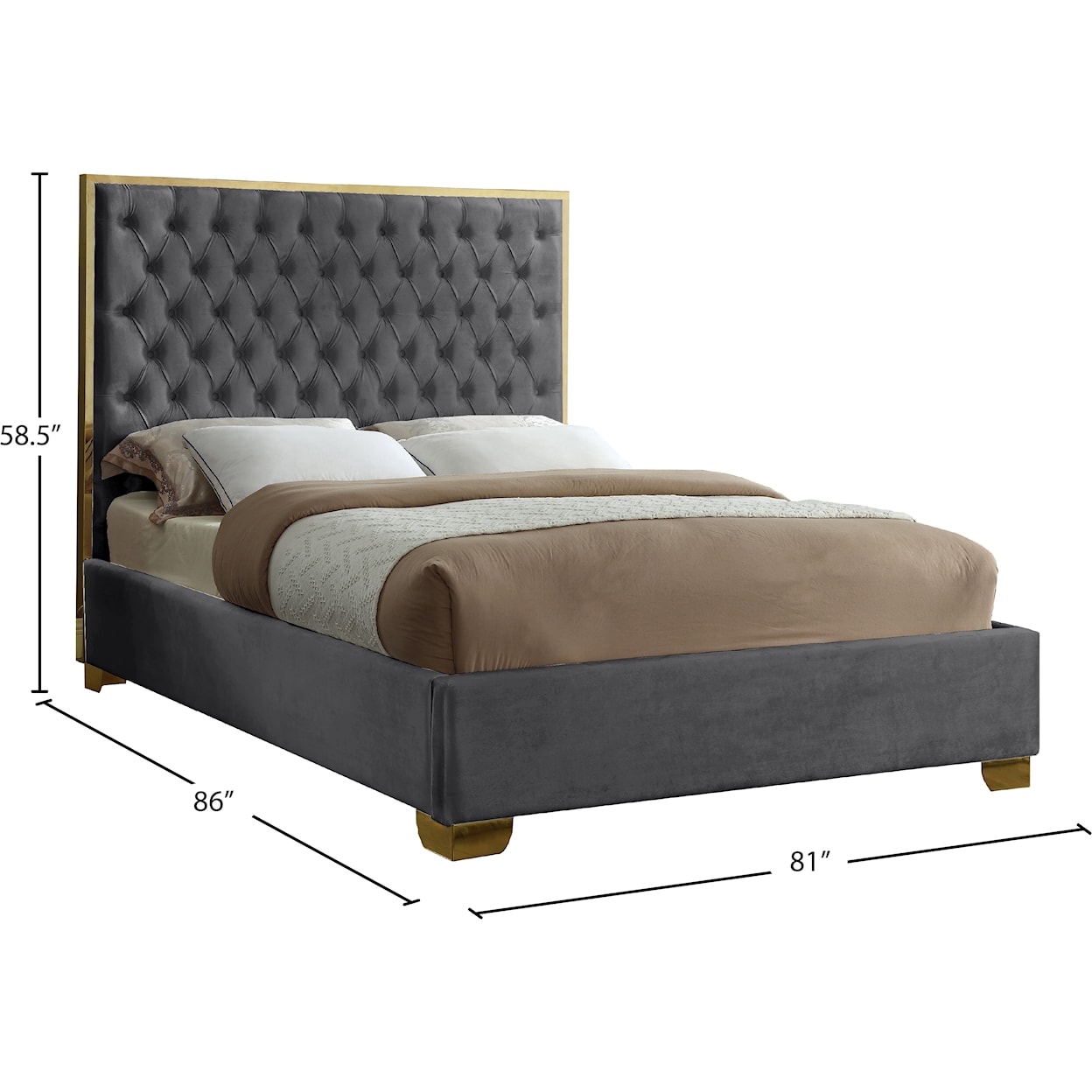 Meridian Furniture Lana King Bed