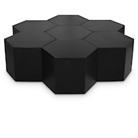 Eternal Modular 7-Piece Coffee Table - Black