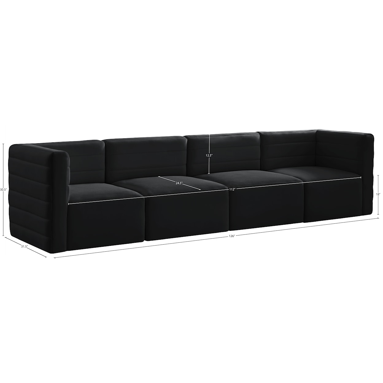 Meridian Furniture Quincy Modular Sofa