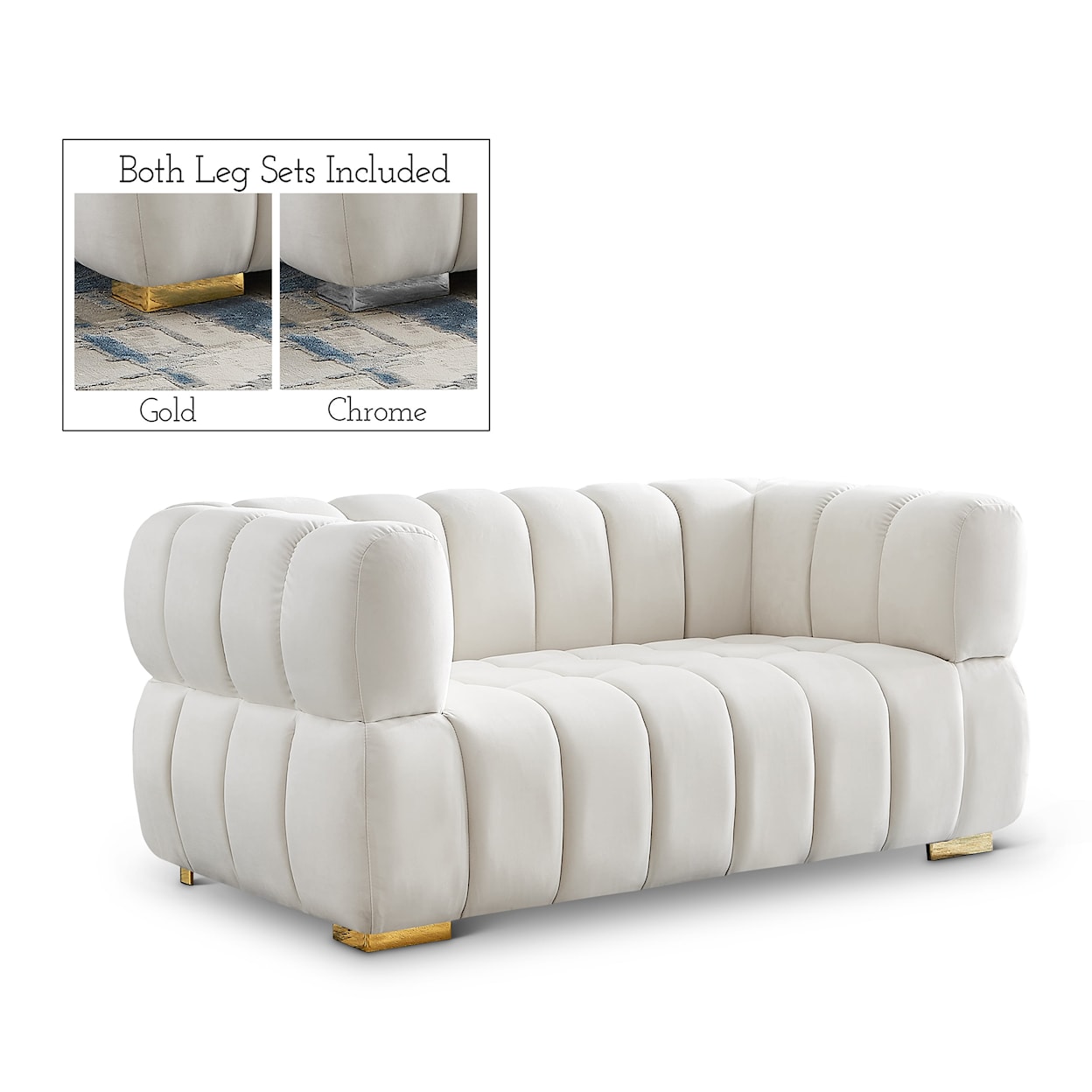 Meridian Furniture Gwen Loveseat