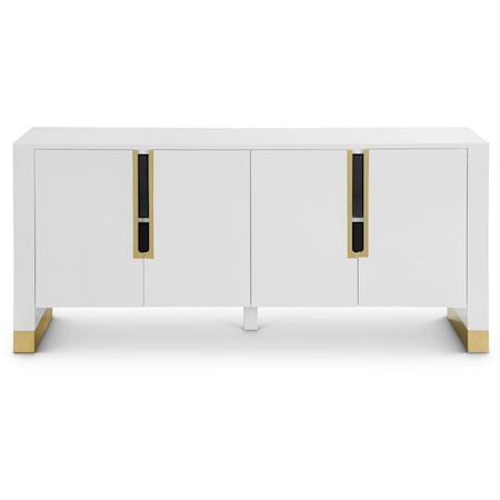White Sideboard with Storage