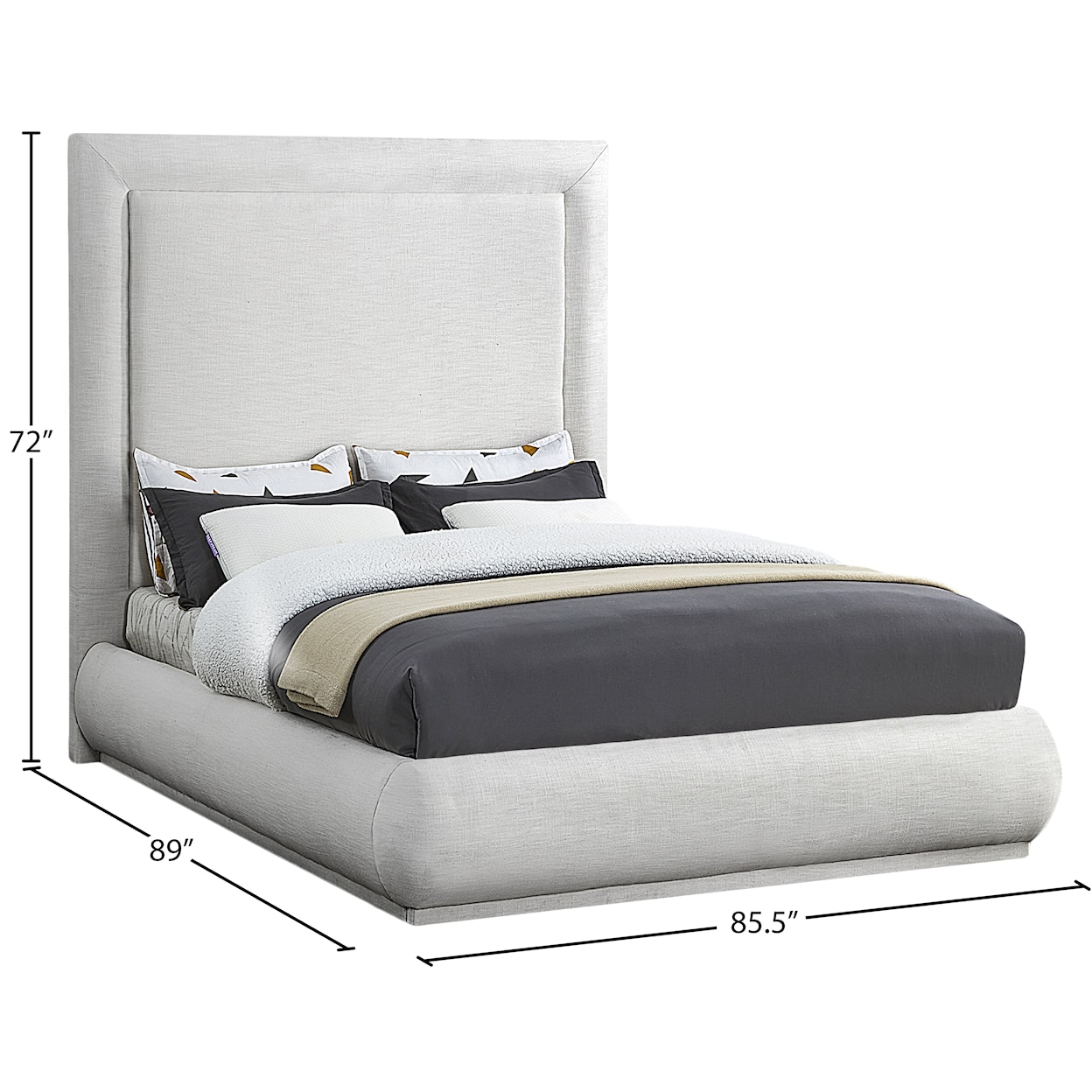 Meridian Furniture Brooke King Bed