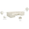 Meridian Furniture Tuft Modular Sectional