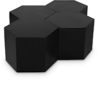 Eternal Modular 4-Piece Coffee Table - Black