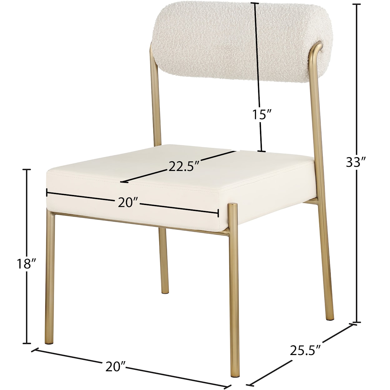 Meridian Furniture Carly Dining Chair