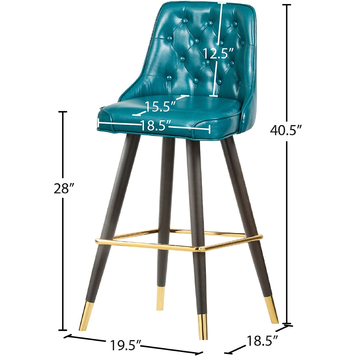 Meridian Furniture Portnoy Counter/Bar Stool