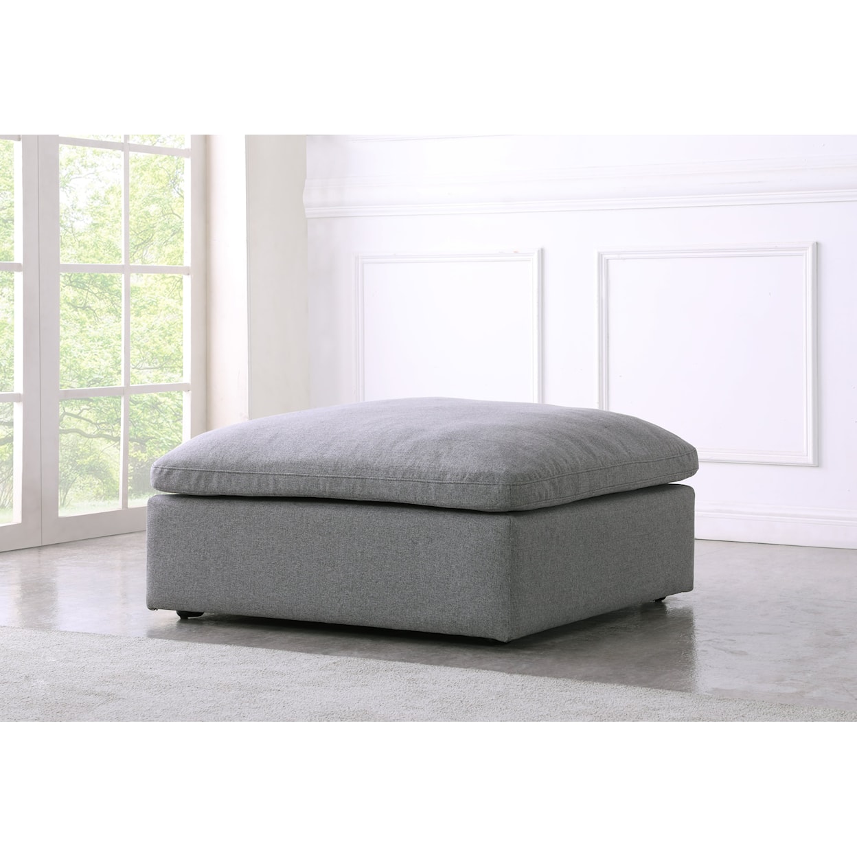 Meridian Furniture Serene Deluxe Comfort Modular Ottoman