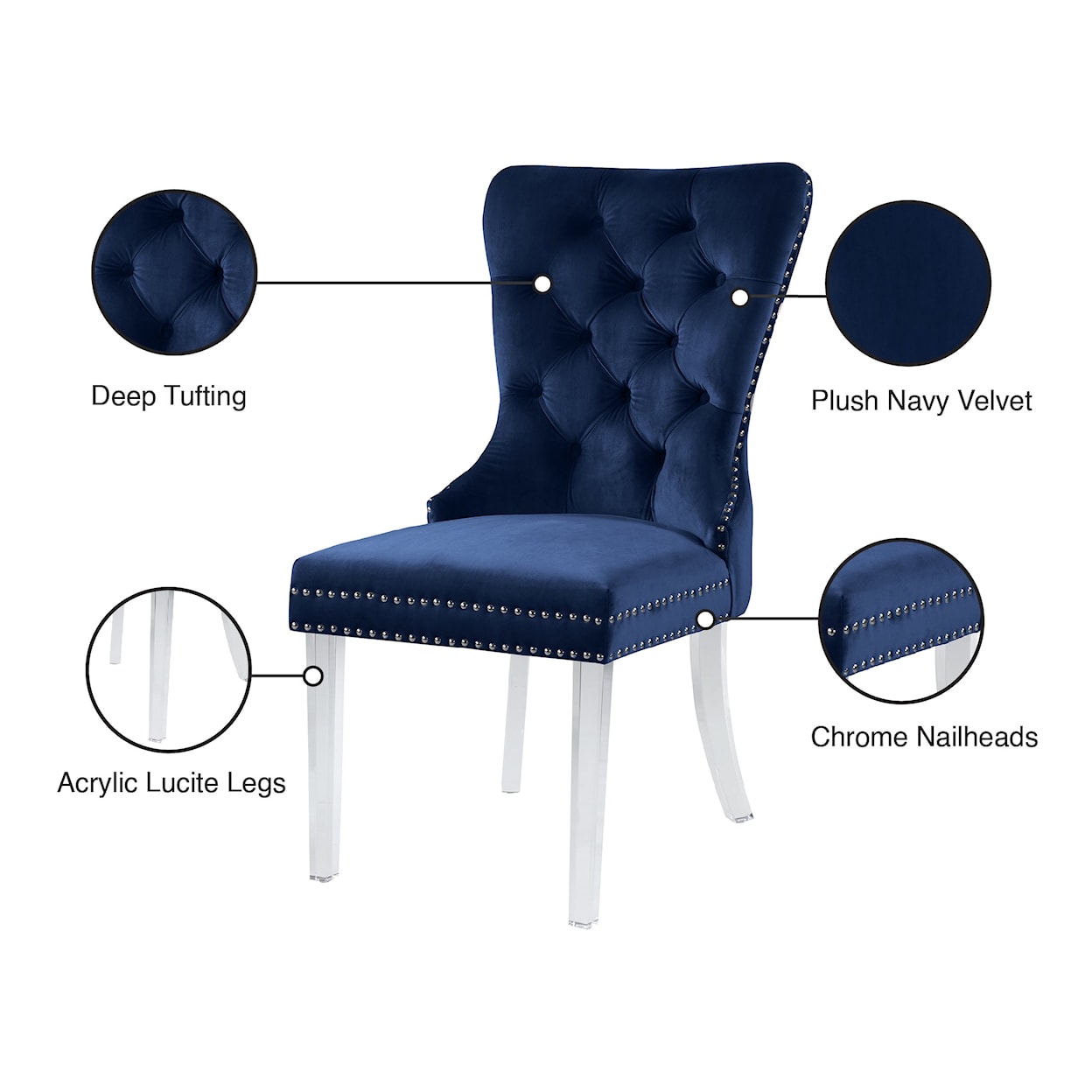 Meridian Furniture Miley Dining Chair