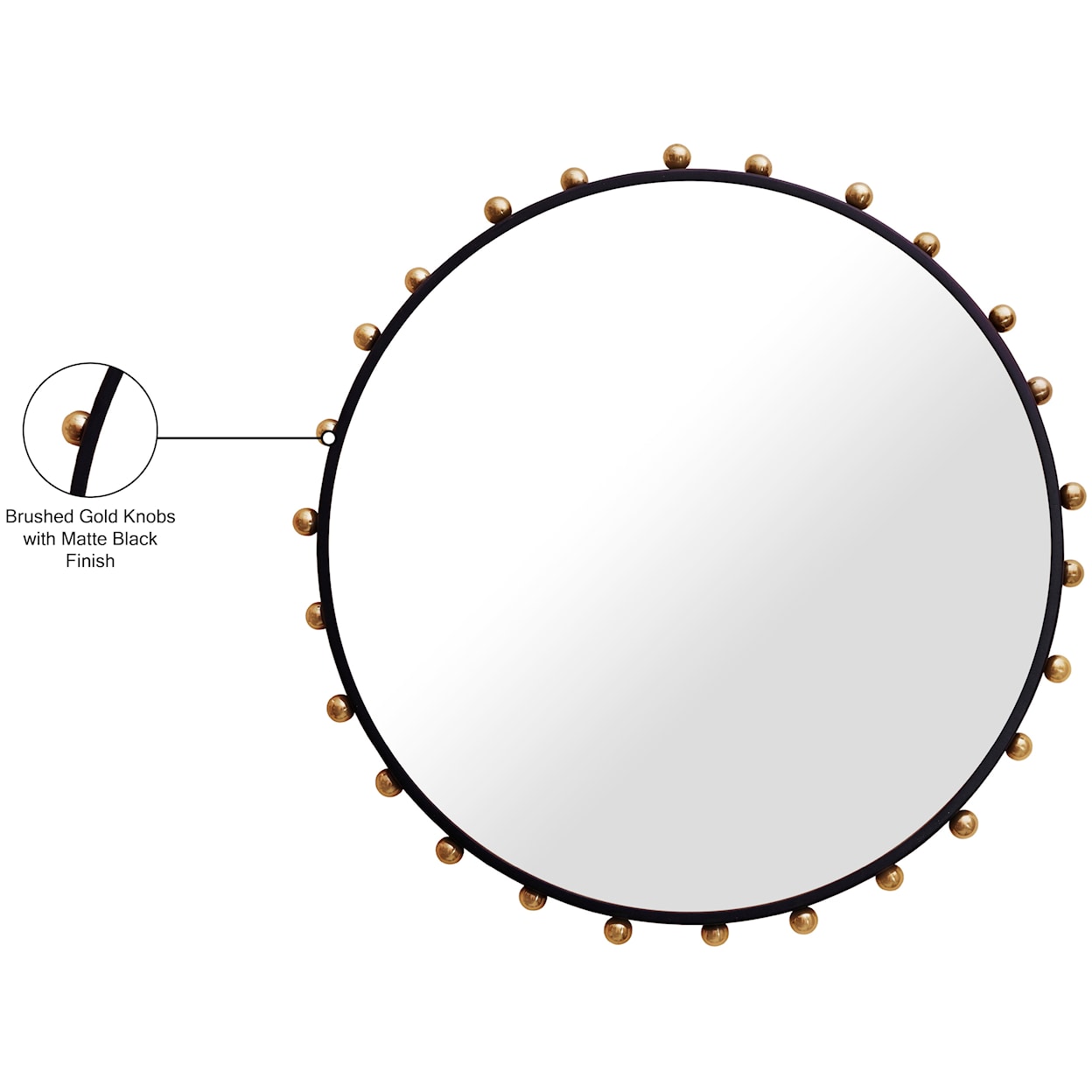 Meridian Furniture Raven Mirror