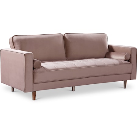 Emily Pink Velvet Sofa