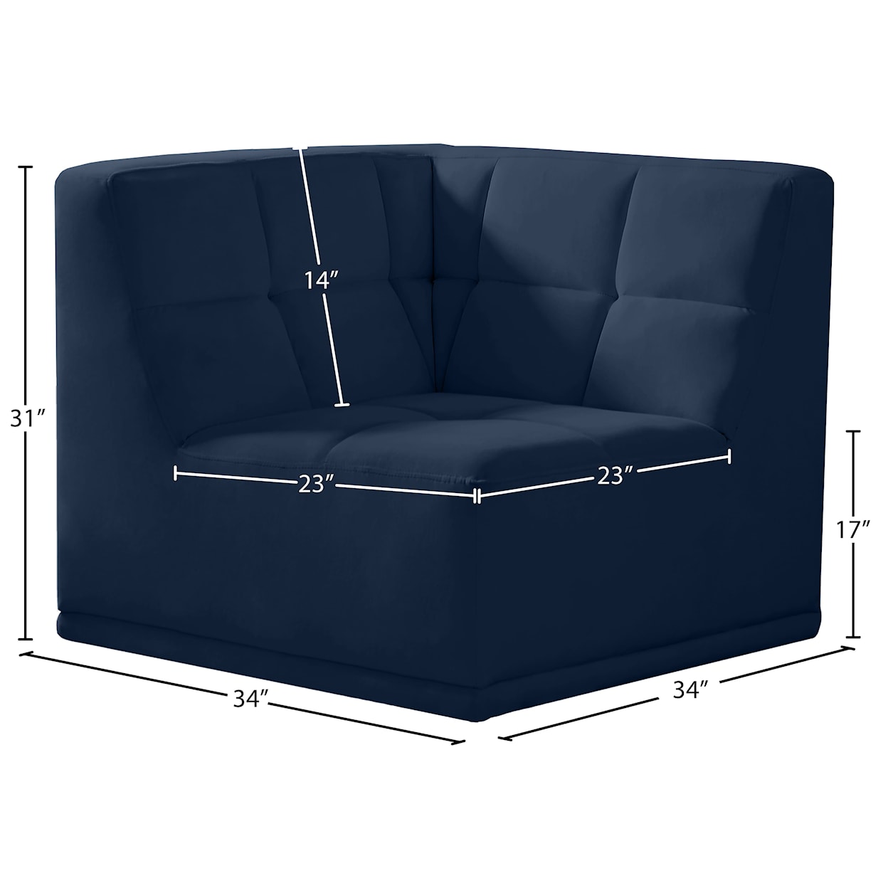 Meridian Furniture Relax Corner Chair