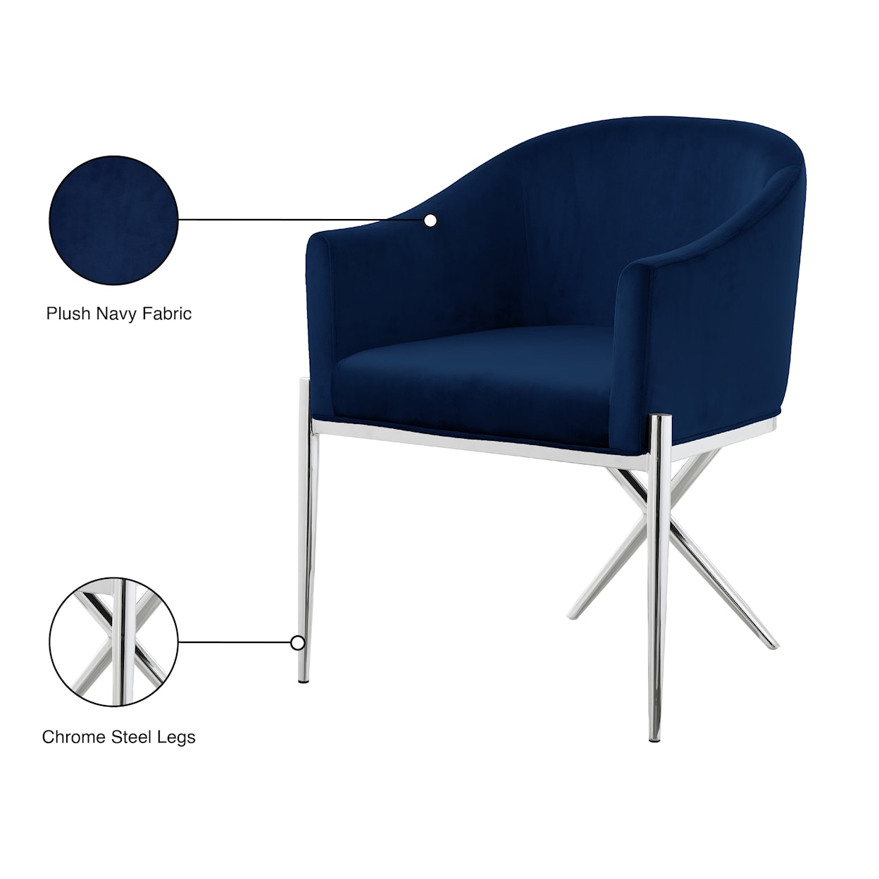 Meridian Furniture Xavier Dining Chair