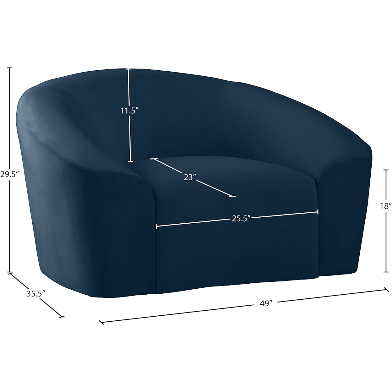 Meridian Furniture Riley Chair