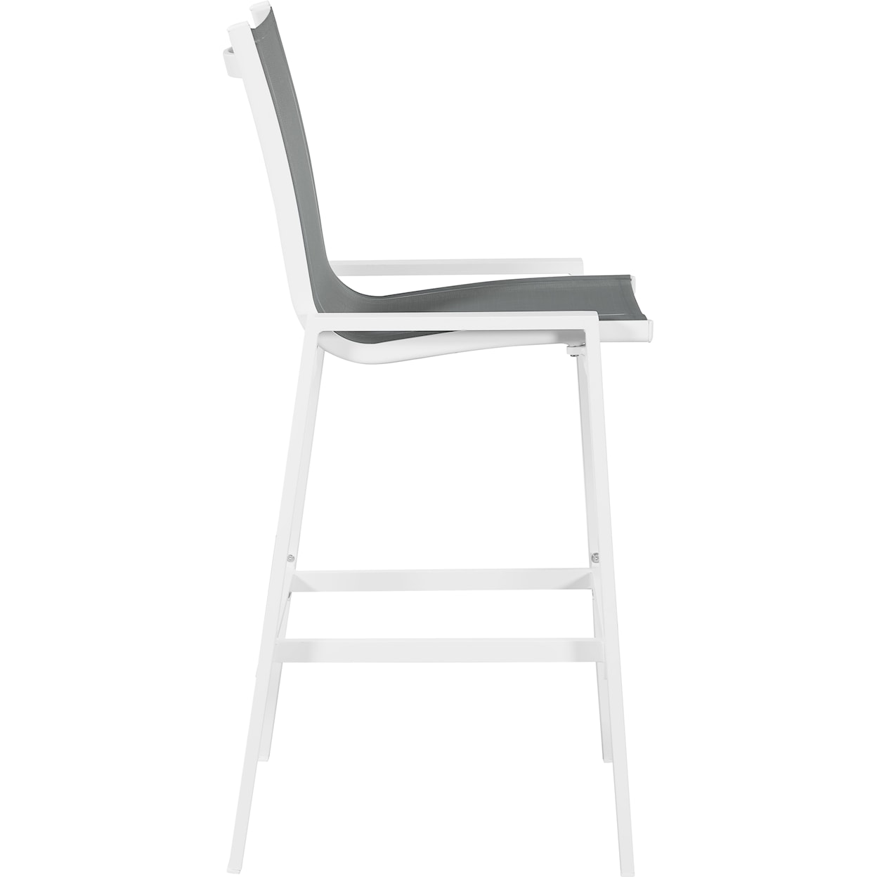 Meridian Furniture Nizuc Aluminum Mesh Barstool