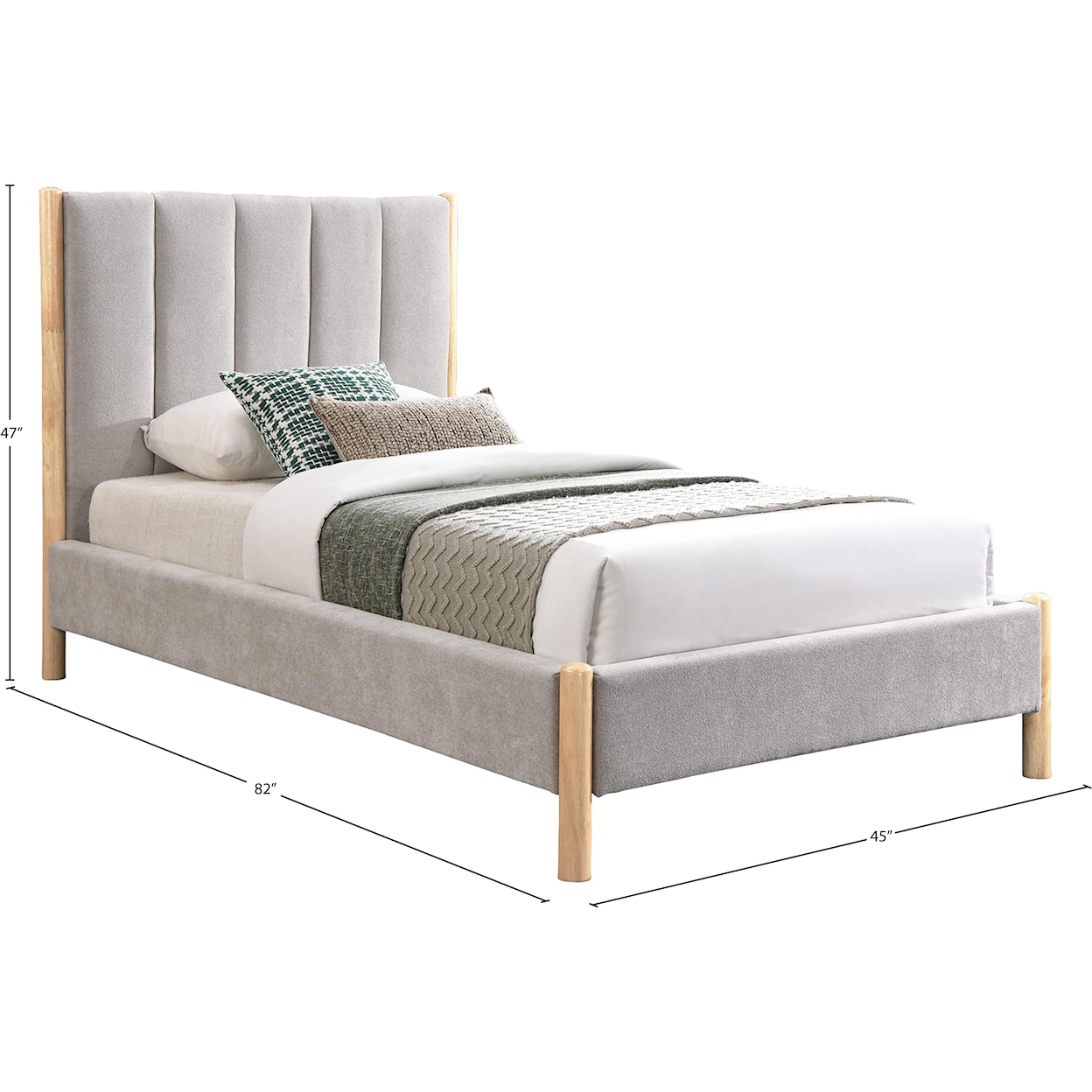 Meridian Furniture Kona Twin Bed