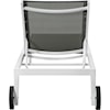 Meridian Furniture Nizuc Aluminum Mesh Chaise Lounge Chair