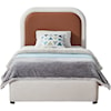 Meridian Furniture Blake Upholstered Low-Profile Twin Bed