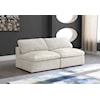 Meridian Furniture Cozy Comfort Modular Armless Sofa