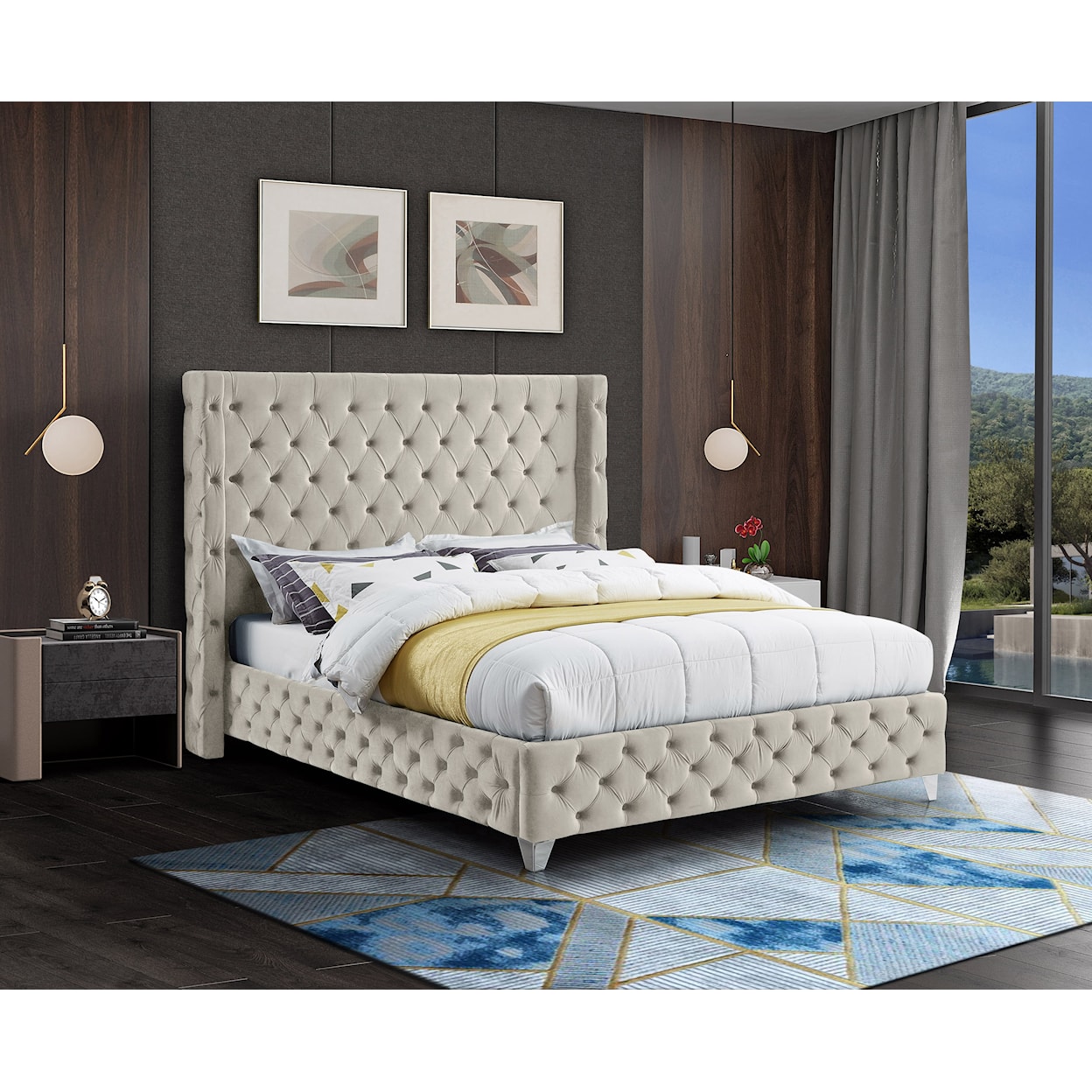 Meridian Furniture Savan King Bed