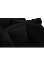 Meridian Furniture Circlet Circlet Black Velvet Round Sofa Settee
