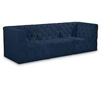 Tuft Navy Velvet Modular Sofa