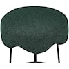 Meridian Furniture Fleur Upholstered Green Boucle Counter Stool