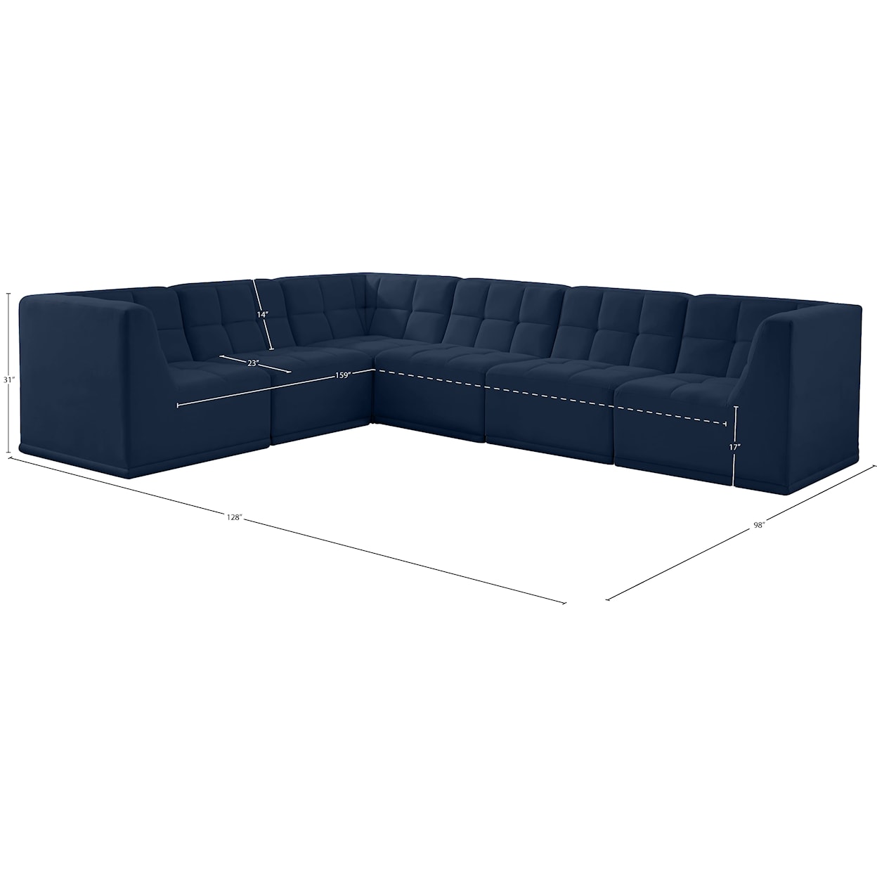 Meridian Furniture Relax Modular Sectional