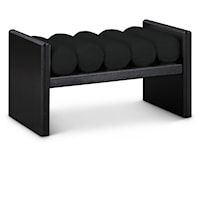 Contemporary Accent Bench with Upholstered Seat