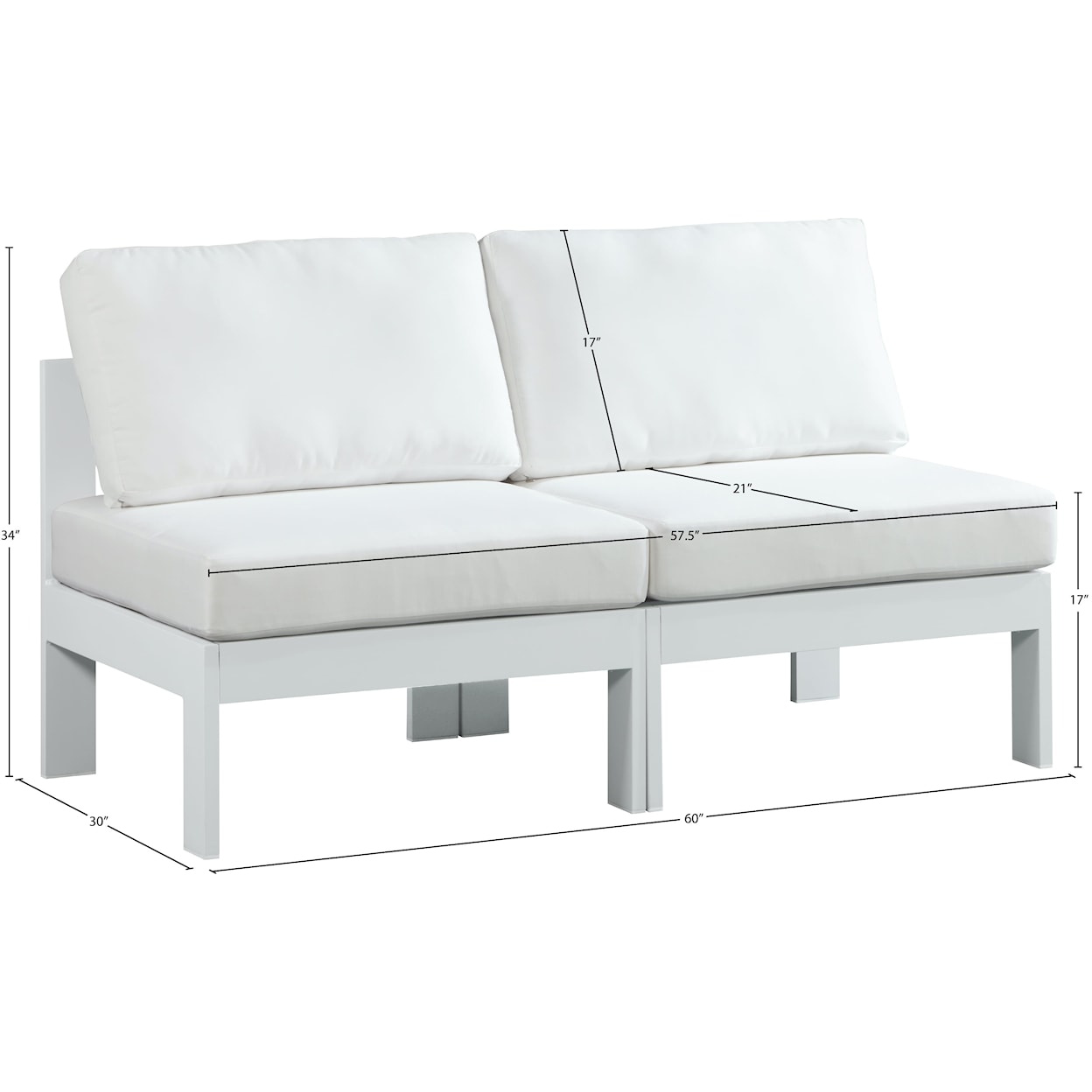 Meridian Furniture Nizuc Modular Sofa