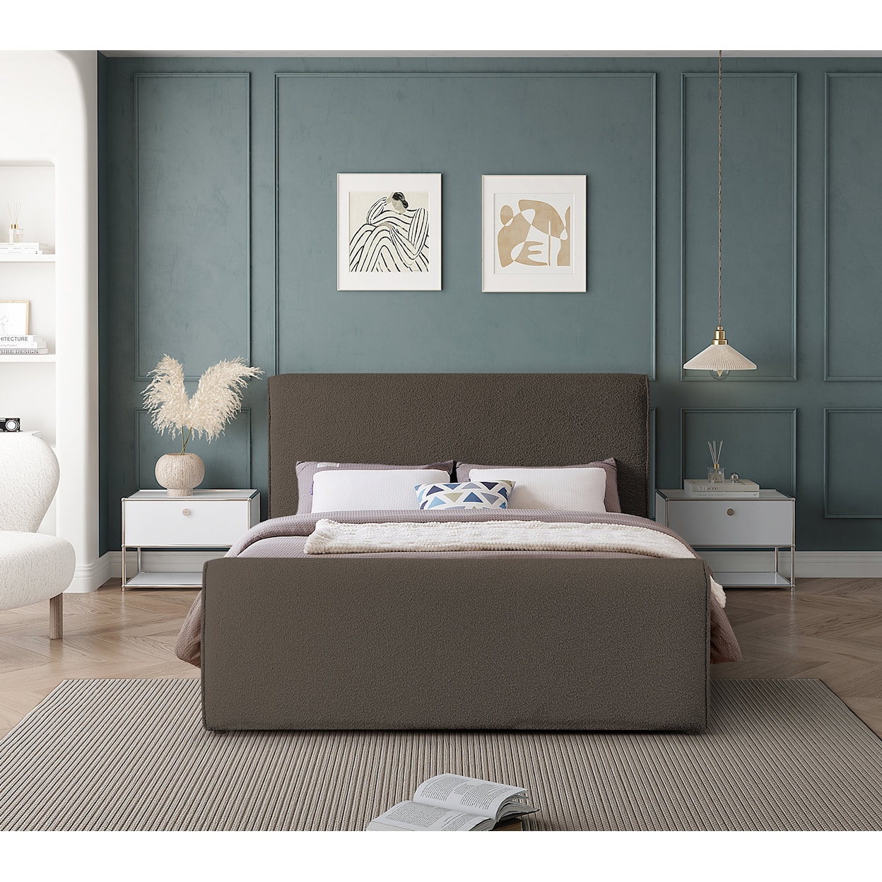 Meridian Furniture Stylus Queen Bed (3 Boxes)