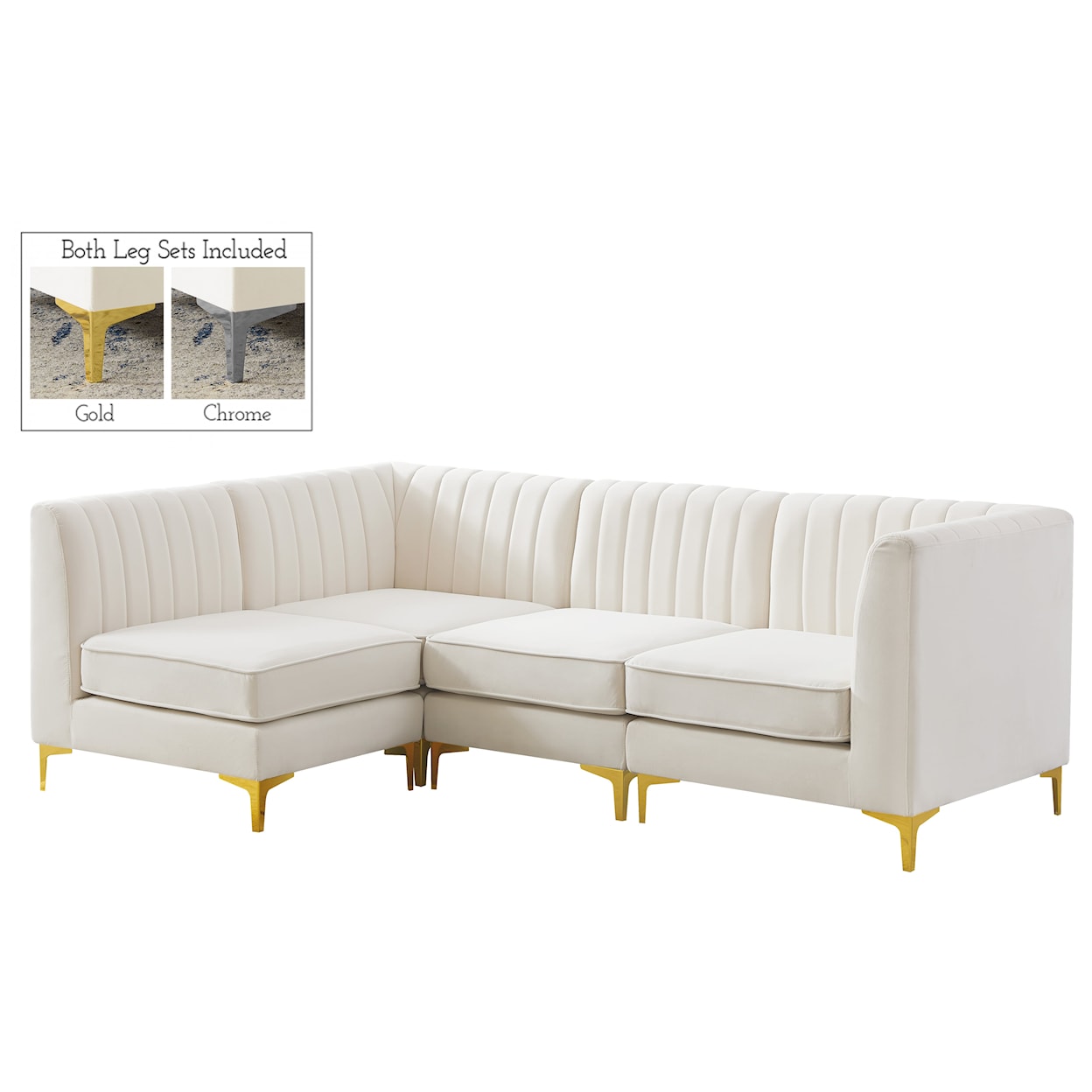 Meridian Furniture Alina Modular Sectional