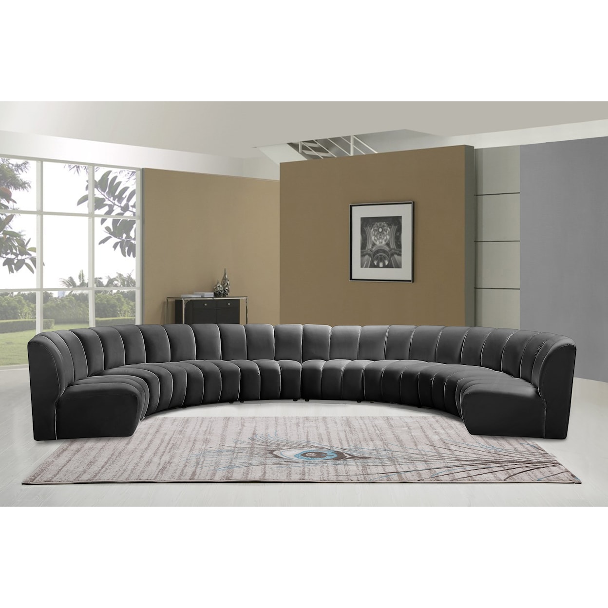 Meridian Furniture Infinity 8pc. Modular Sectional