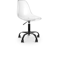 Clarion Matte Black Office Chair