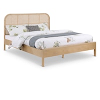 Siena Natural Ash Wood Queen Bed (3 Boxes)