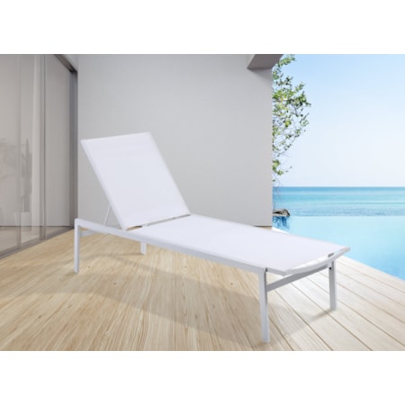 Aluminum Mesh Chaise Lounge Chair