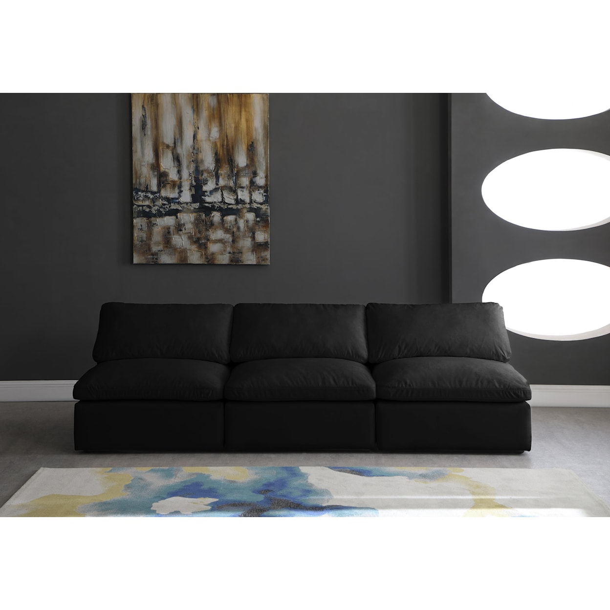 Meridian Furniture Plush Standard Comfort Modular Sofa