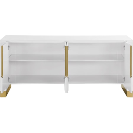 White Sideboard with Storage